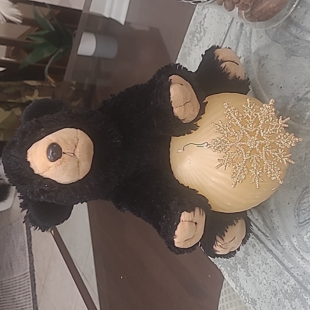 WILD REPUBLIC QUALITY STUFFED ANIMAL BLACK BEAR 12 IN. LIKE NEW